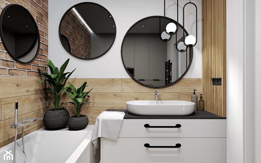łazienka z wanną - zdjęcie od Studio Projektowe Łowicz