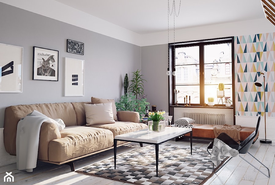 T-Comfort - nowoczesne okna do każdego domu - Salon, styl skandynawski - zdjęcie od BUDVAR