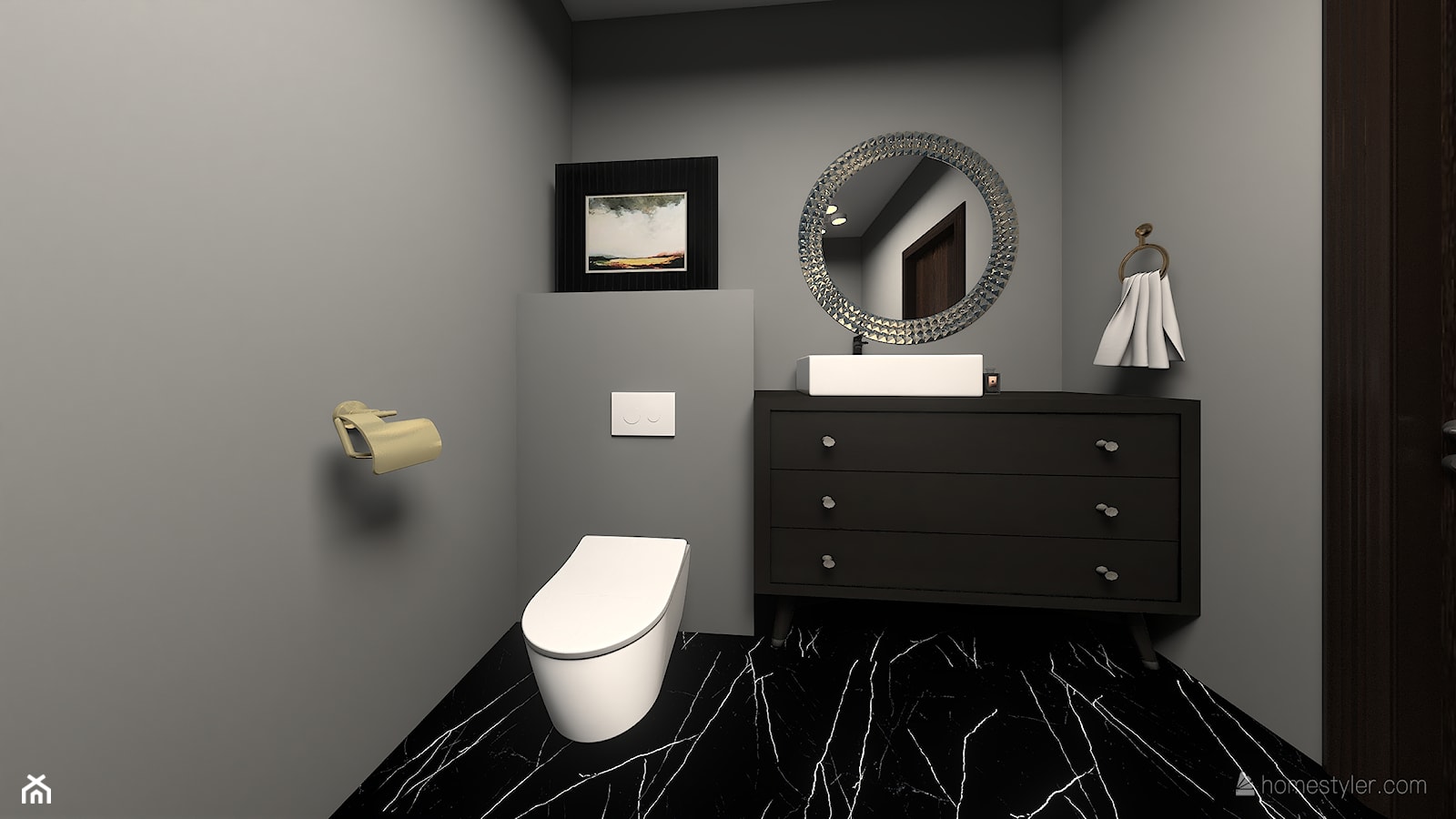 łazienka w stylu loft - zdjęcie od Izabela Gromek - Homebook