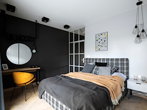 MIESZKANIE 65 m2 PORT PRASKI - projekt wnętrz - Sypialnia, styl nowoczesny - zdjęcie od MASZ ARCHITEKCI