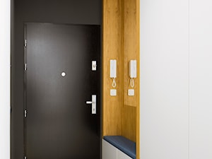 MIESZKANIE 63 m2 - projekt wnętrz - Hol / przedpokój, styl minimalistyczny - zdjęcie od MASZ ARCHITEKCI