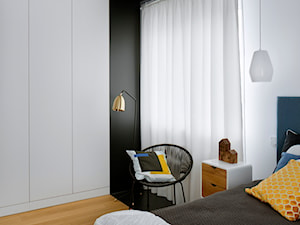 MIESZKANIE 63 m2 - projekt wnętrz - Sypialnia, styl minimalistyczny - zdjęcie od MASZ ARCHITEKCI