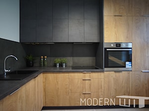 Minimalistyczna kuchnia w mieszkaniu - Kuchnia, styl minimalistyczny - zdjęcie od MODERN WIT