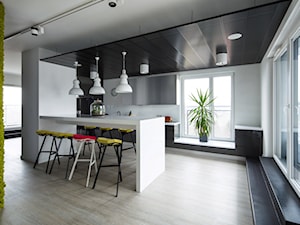 Mieszkanie w czerni - Kuchnia, styl nowoczesny - zdjęcie od DNA architekci