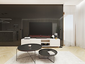 Nowoczesny apartament - Salon - zdjęcie od DNA architekci