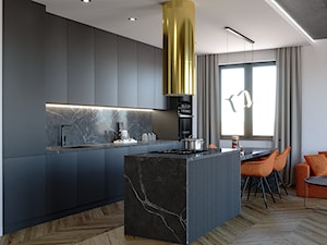 Luksusowy apartament - Kuchnia, styl nowoczesny - zdjęcie od Happens.design