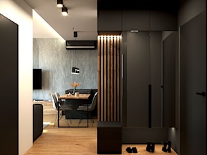 Mieszkanie dla pary - Hol / przedpokój, styl nowoczesny - zdjęcie od Happens.design