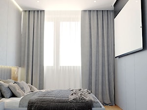 Mieszkanie dla pary - Sypialnia, styl nowoczesny - zdjęcie od Happens.design