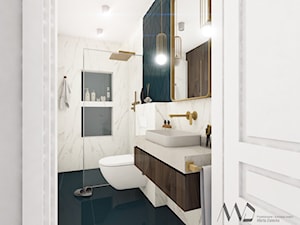Nowoczesna, elegancka łazienka - zdjęcie od Projektowanie i Aranżacja Wnętrz Marta Dalecka