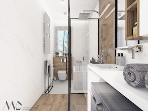 Łazienka w stylu skandynawskim - zdjęcie od Projektowanie i Aranżacja Wnętrz Marta Dalecka
