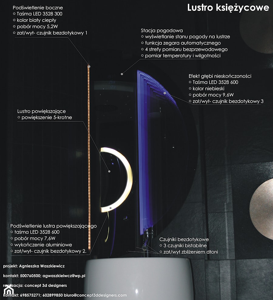 Lustro księżycowe - zdjęcie od Grupa Concept 3d designers