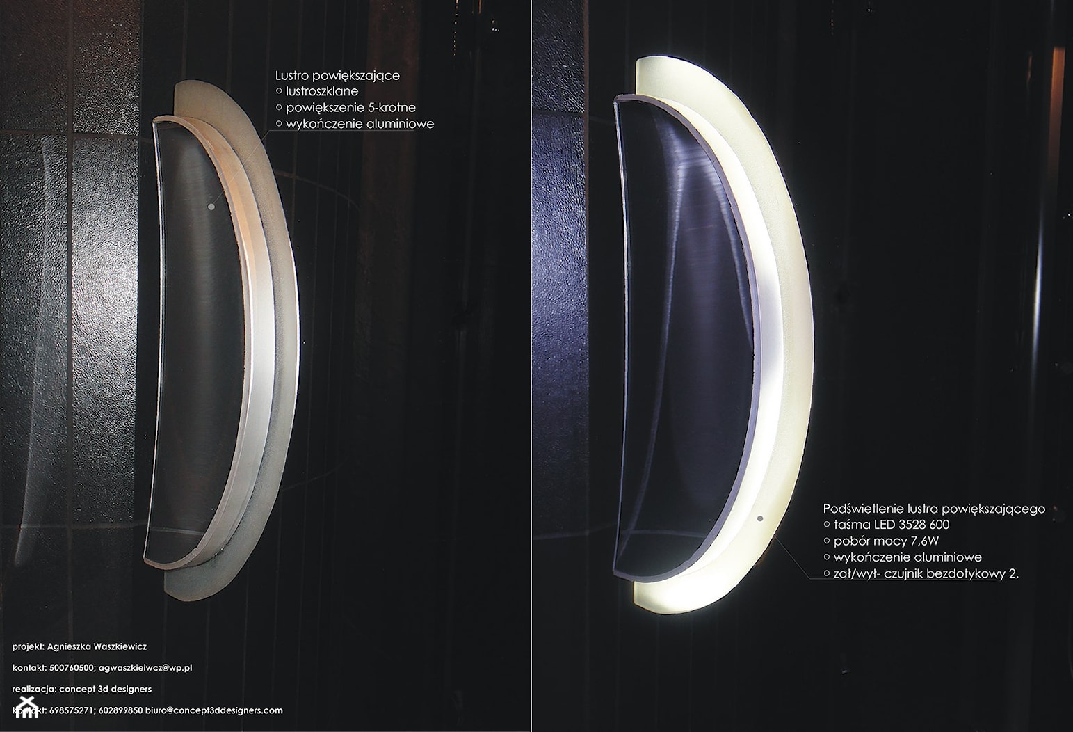 Lustro księżycowe - zdjęcie od Grupa Concept 3d designers - Homebook