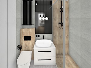 Projekt Mieszkanie 48m2 - Łazienka, styl nowoczesny - zdjęcie od NAJHouse