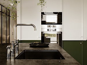Zielona kuchnia - Kuchnia, styl nowoczesny - zdjęcie od sadowska-interiors