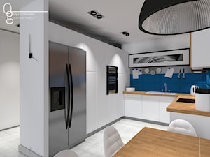 To samo mieszkanie 2 rozwiązania :) - Kuchnia, styl nowoczesny - zdjęcie od Olga Grabowska - Architekt Wnętrz