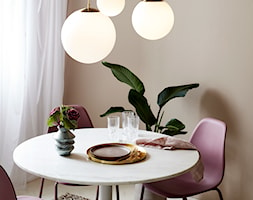 Trend: Powrót do natury - Mała beżowa jadalnia jako osobne pomieszczenie, styl nowoczesny - zdjęcie od sfmeble.pl - Homebook