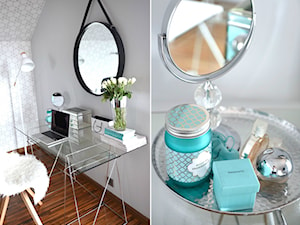 Metamorfoza sypialni - Średnia otwarta garderoba, styl glamour - zdjęcie od sfmeble.pl