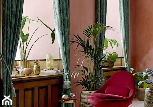 Mały czerwony salon, styl nowoczesny - zdjęcie od sfmeble.pl