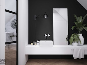 Eleganckie mieszkanie na poddaszu - łazienka - zdjęcie od MILK/DESIGNS ARCHITEKTURA&WNĘTRZA