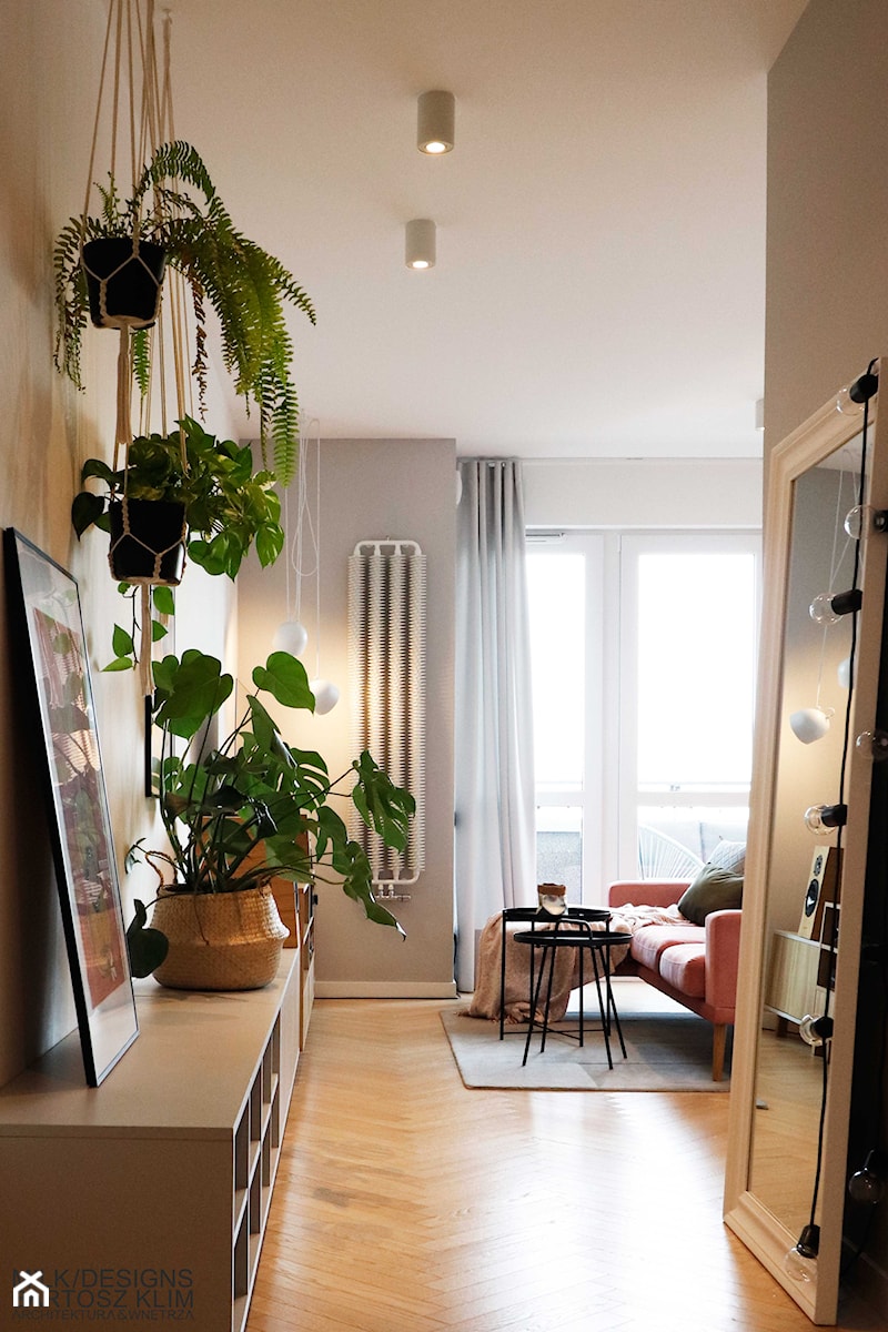 Mieszkanie w stylu amsterdamskim - przedpokój. - zdjęcie od MILK/DESIGNS ARCHITEKTURA&WNĘTRZA