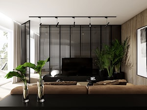 Projekt wnętrza nowoczesnego apartamentu. - zdjęcie od MILK/DESIGNS ARCHITEKTURA&WNĘTRZA