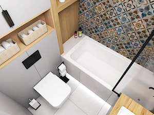 Odważna łazienka - zdjęcie od MK DESIGN ARCHITEKTURA WNĘTRZ KAROLINA MAKUCH
