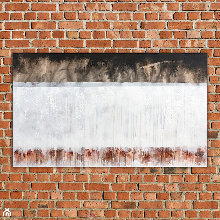 Ręcznie malowany obraz Horyzont zmian - 70x120 cm - zdjęcie od Studio Plama - Agnieszka Potocka-Makoś