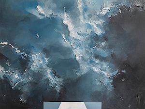 "Tunel" - obraz ręcznie malowany na płótnie 80x100 cm - zdjęcie od Studio Plama - Agnieszka Potocka-Makoś