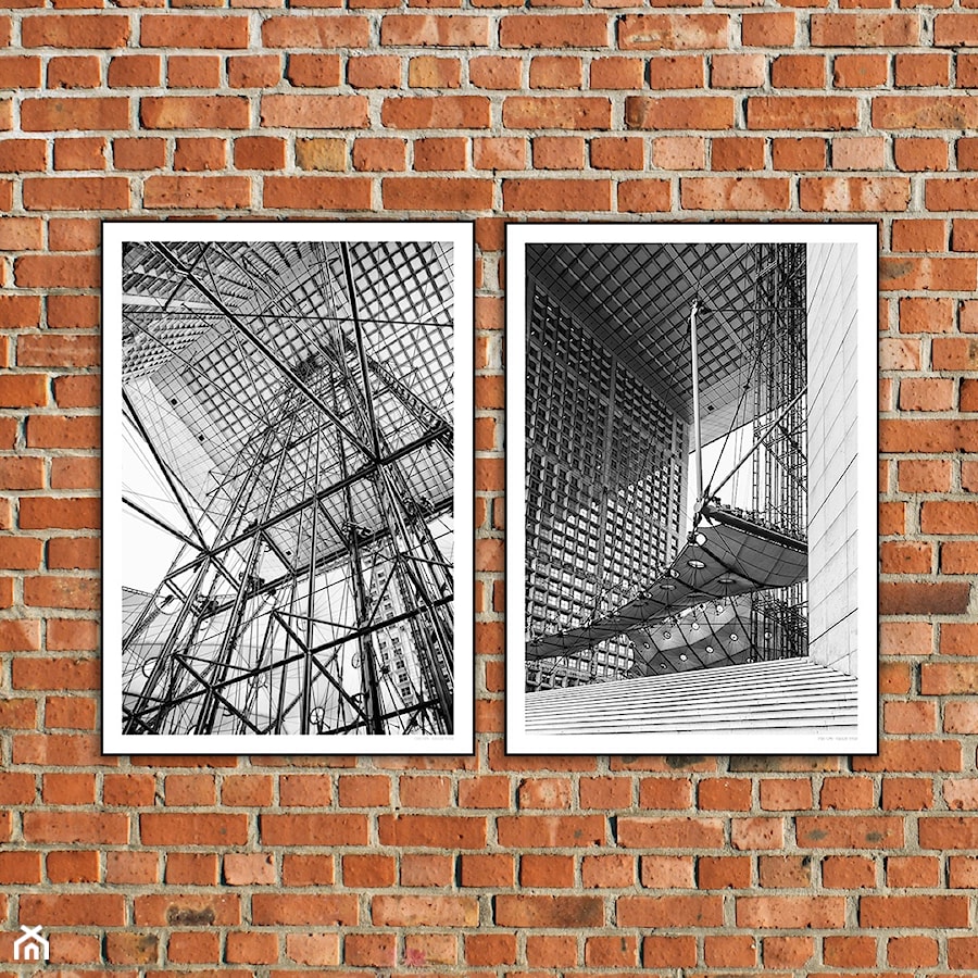 2 plakaty - Paryż - Grande Arche - zdjęcie od Studio Plama - Agnieszka Potocka-Makoś