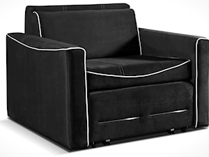 Czarna sofa IZA BIS 1R - zdjęcie od zpuh.meblomar