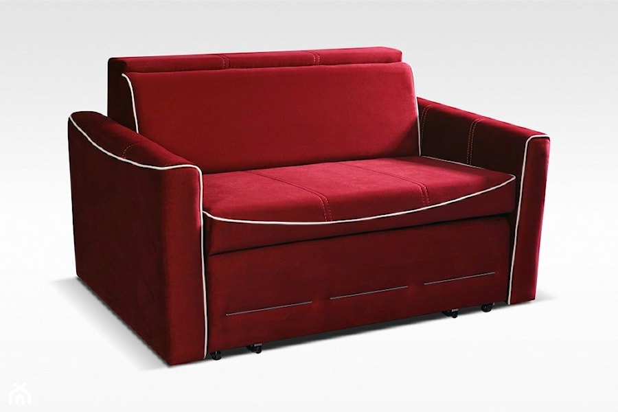 Czerwona sofa dwuosobowa IZA BIS - zdjęcie od zpuh.meblomar
