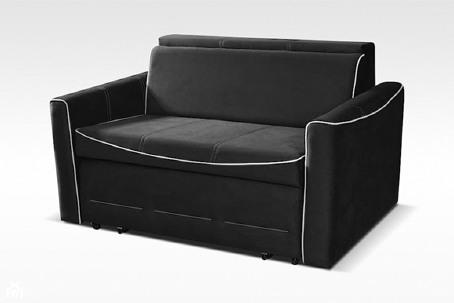 Czarna sofa IZA BIS 2R - zdjęcie od zpuh.meblomar