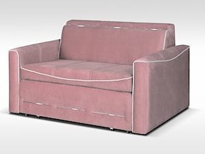 Pudrowo różowa sofa IZA BIS 2R - zdjęcie od zpuh.meblomar