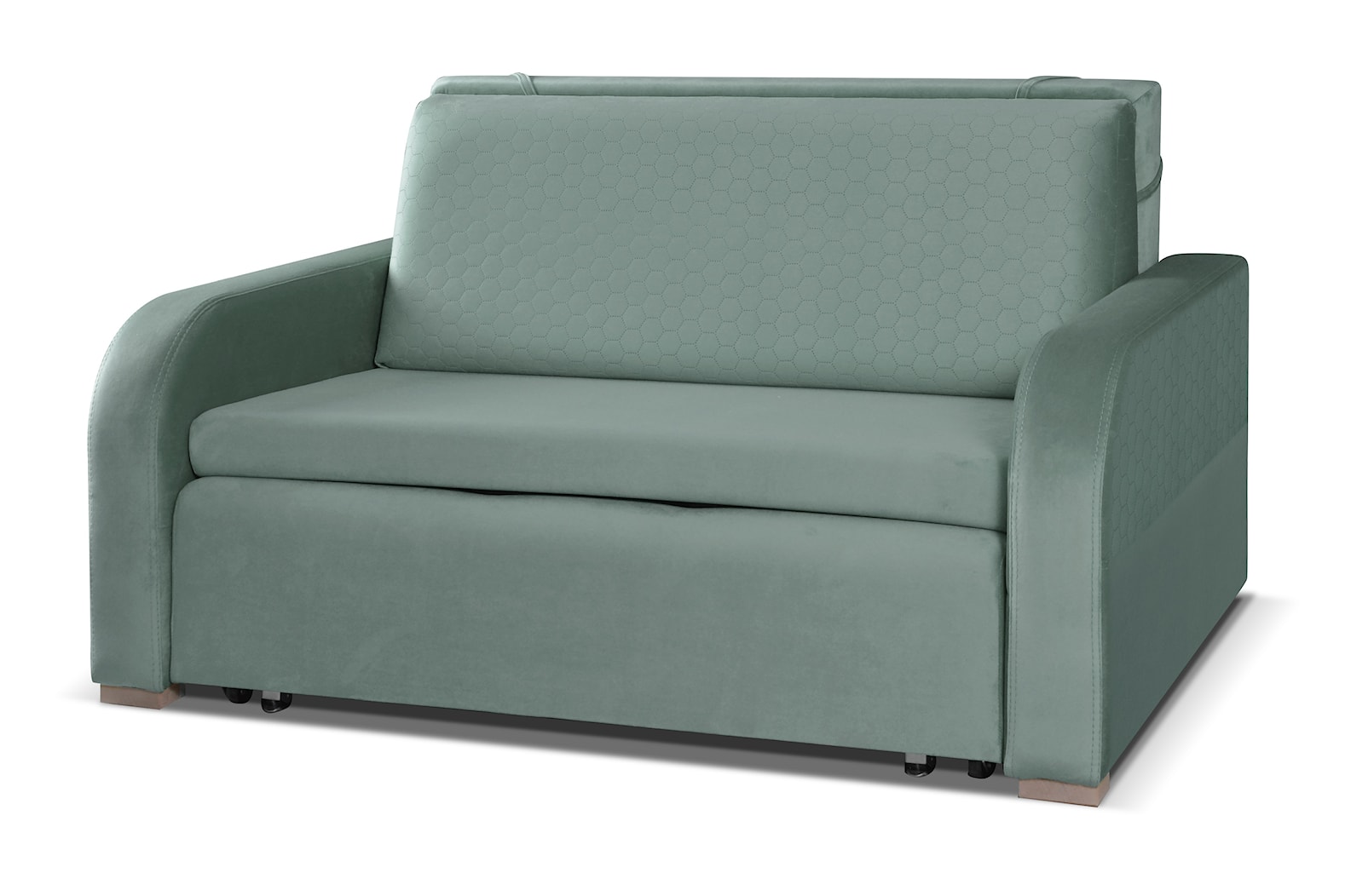 Welwetowa dwuosobowa sofa pikowana - zdjęcie od zpuh.meblomar - Homebook
