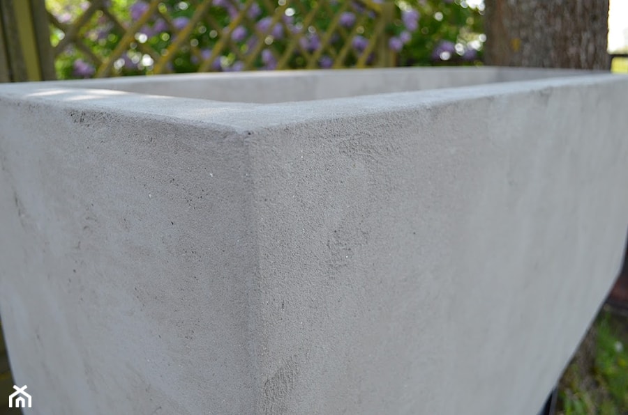 Donica z laminatu imitująca beton - zdjęcie od Impero - donice na wymiar