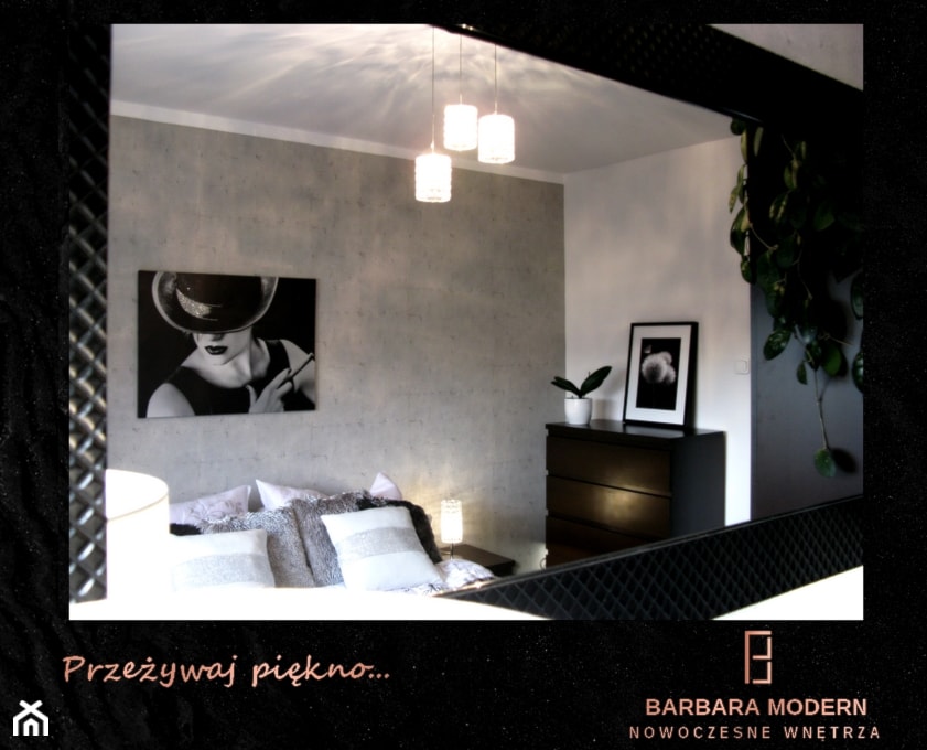 Modernizacja sypialni w bloku w Częstochowie. - zdjęcie od BARBARA MODERN - Nowoczesne Wnętrza. Barbara Liberska - Homebook