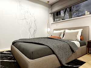 Mieszkanie Dwupoziomowe - Sypialnia, styl nowoczesny - zdjęcie od Archinova Studio