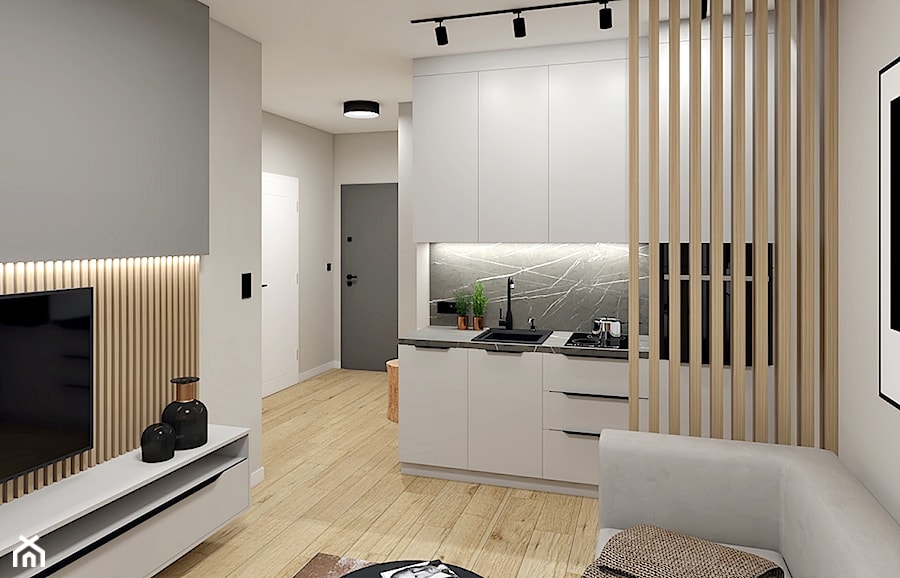 Mieszkanie na wynajem - Kuchnia, styl nowoczesny - zdjęcie od Archinova Studio