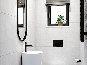 Minimalistyczna Toaleta - Łazienka, styl minimalistyczny - zdjęcie od Archinova Studio