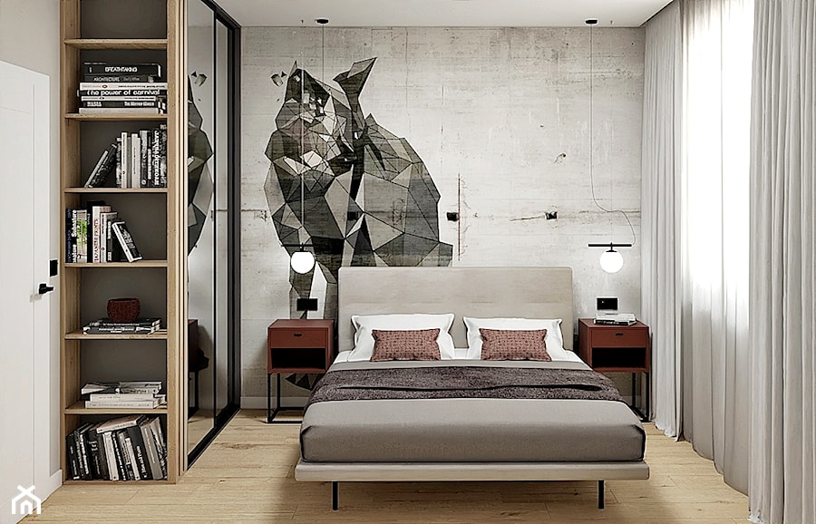 Mieszkanie Pod Klucz - Sypialnia, styl nowoczesny - zdjęcie od Archinova Studio