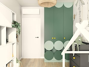 Eleganckie kolorowe mieszkanie w bloku - Pokój dziecka - zdjęcie od Pracownia projektowa Ideovo