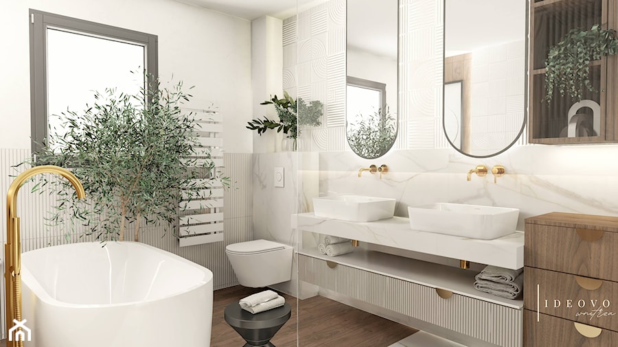 Klasyczne łazienki - Łazienka, styl prowansalski - zdjęcie od Pracownia projektowa Ideovo