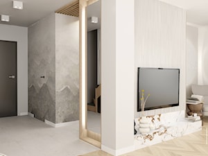 Dom we Francji - Salon, styl nowoczesny - zdjęcie od Pracownia projektowa Ideovo