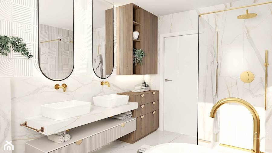 Klasyczne łazienki - Łazienka, styl tradycyjny - zdjęcie od Pracownia projektowa Ideovo