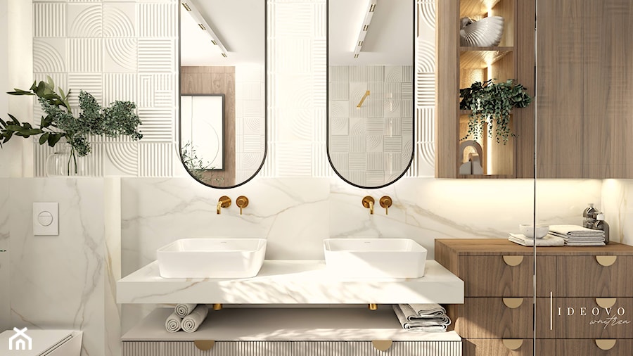 Klasyczne łazienki - Łazienka, styl nowoczesny - zdjęcie od Pracownia projektowa Ideovo