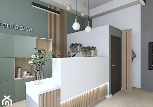 Salon kosmetyczny - Wnętrza publiczne, styl skandynawski - zdjęcie od Pracownia projektowa Ideovo