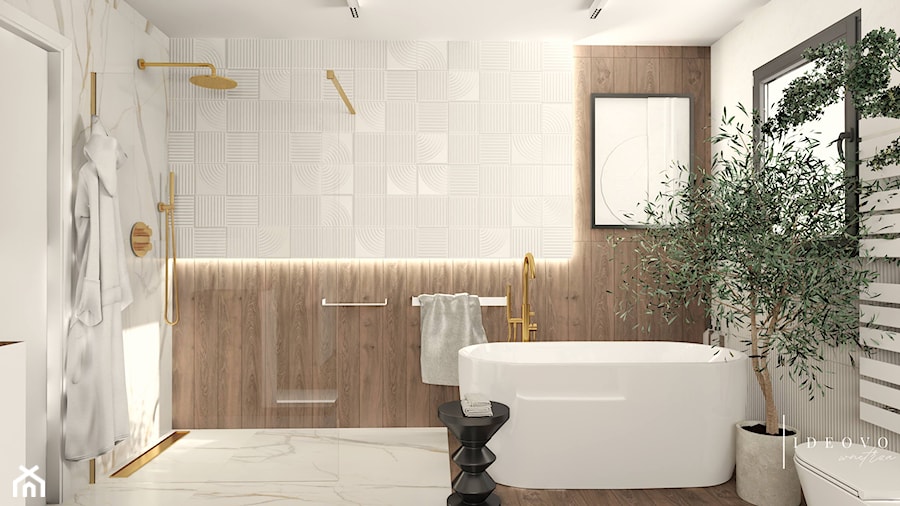 Klasyczne łazienki - Łazienka, styl tradycyjny - zdjęcie od Pracownia projektowa Ideovo