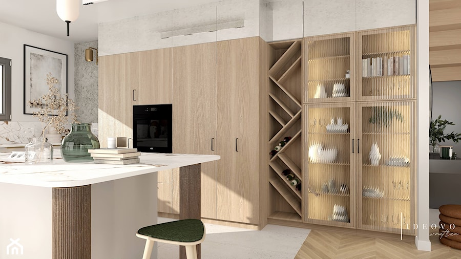 Dom we Francji - Kuchnia, styl nowoczesny - zdjęcie od Pracownia projektowa Ideovo
