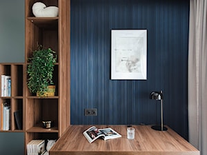 Eleganckie mieszkanie w bloku - Biuro, styl nowoczesny - zdjęcie od Pracownia projektowa Ideovo