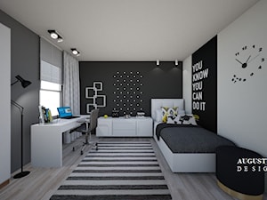 POKÓJ DLA NASTOLATKA - Sypialnia, styl nowoczesny - zdjęcie od Augustyn Design